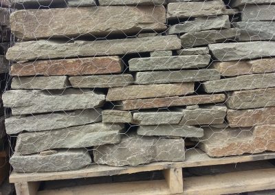 Heavy Colonial Bluestone Wall