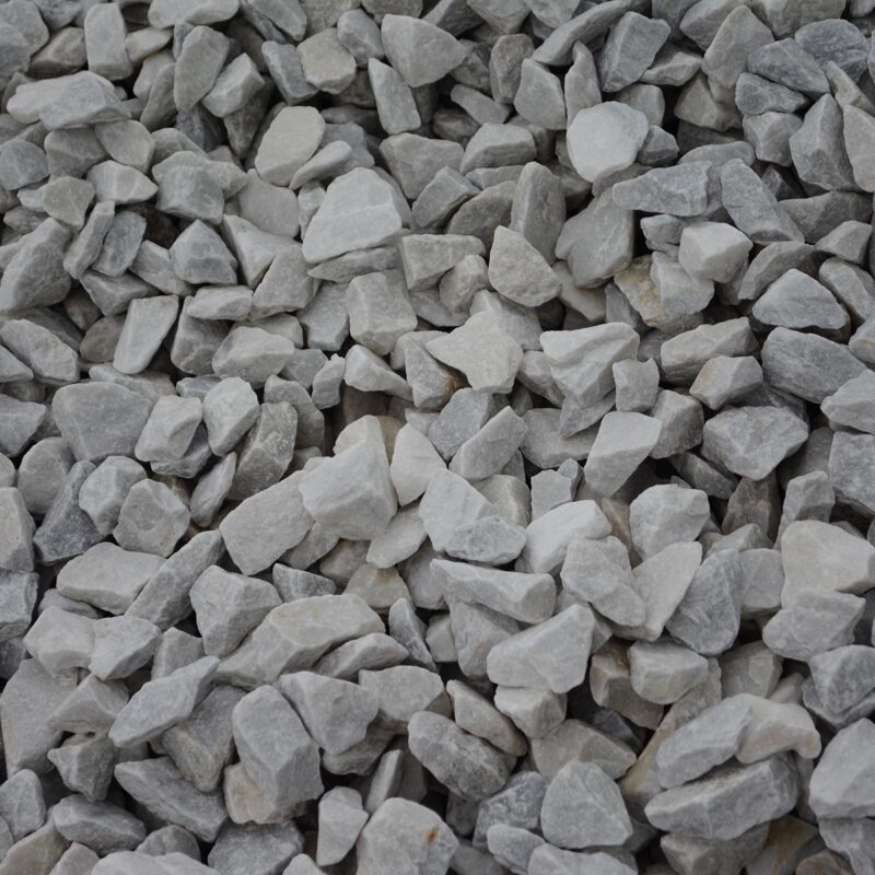 1 & 1 Half Inch White Marble Chips