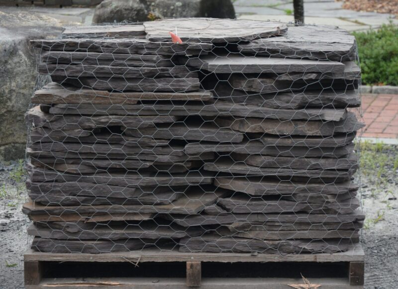Irregular Lilac Bluestone Patio Grade